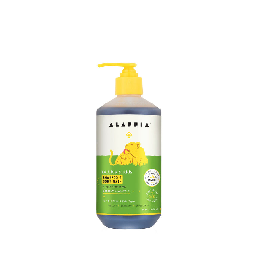 Alaffia Kids Shampoo and Body Wash Coconut Chamomile