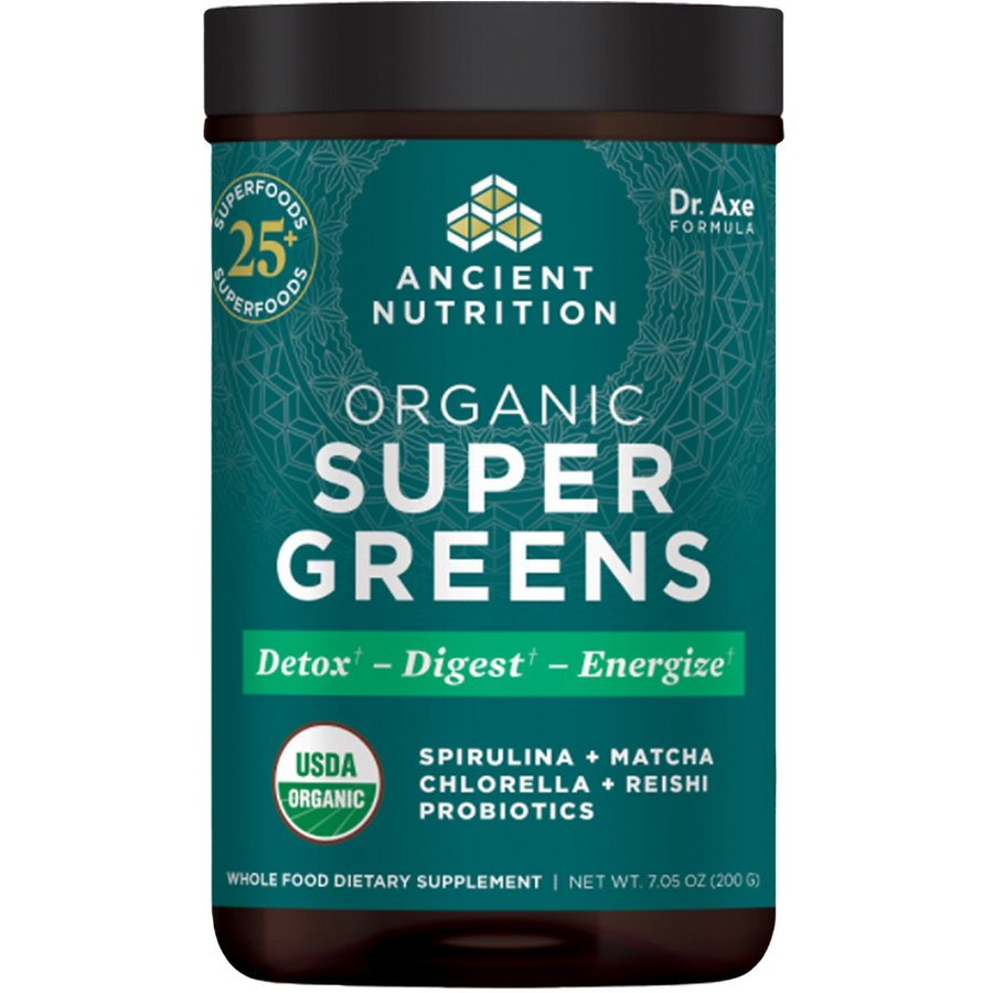 Ancient Nutrition Organic Super Greens 7.05 oz