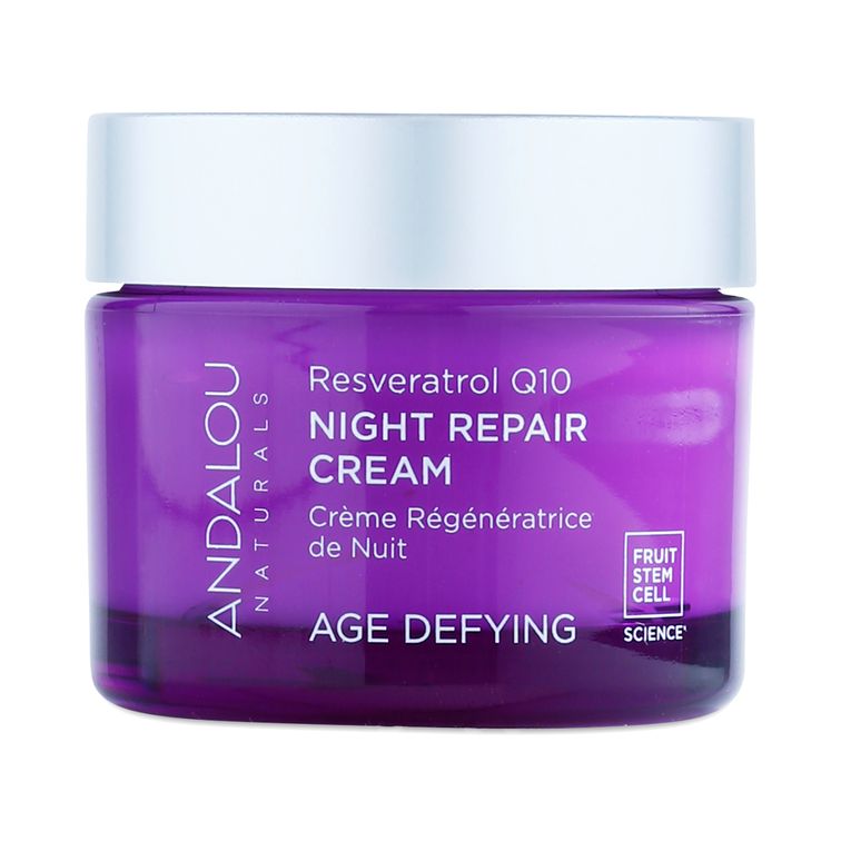 Andalou Naturals Resveratrol Q10 Night Repair Cream 2-Pack