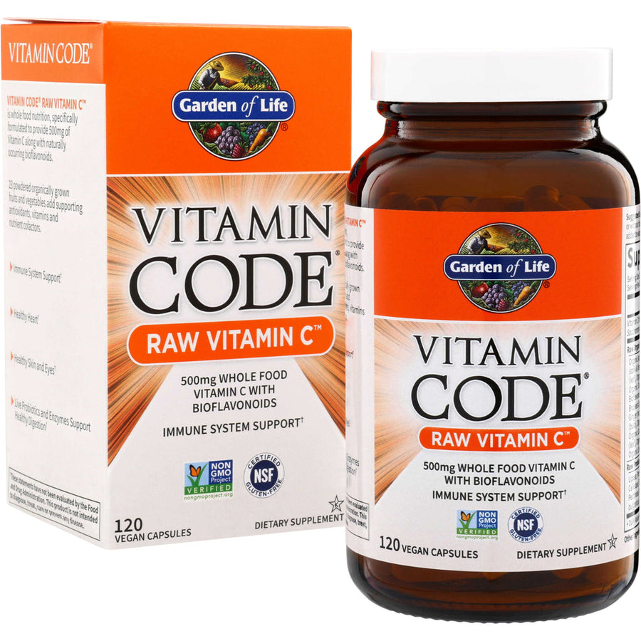 Garden of Life Vitamin Code Raw Vitamin C 120 capsules