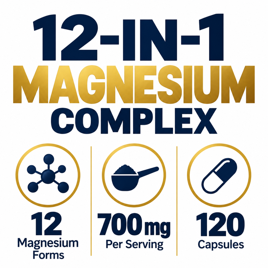 Totaria Magnesium 12-in-1 Complex facts