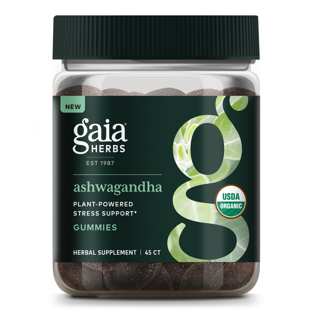 Gaia Herbs Ashwagandha Gummies – 45 Count