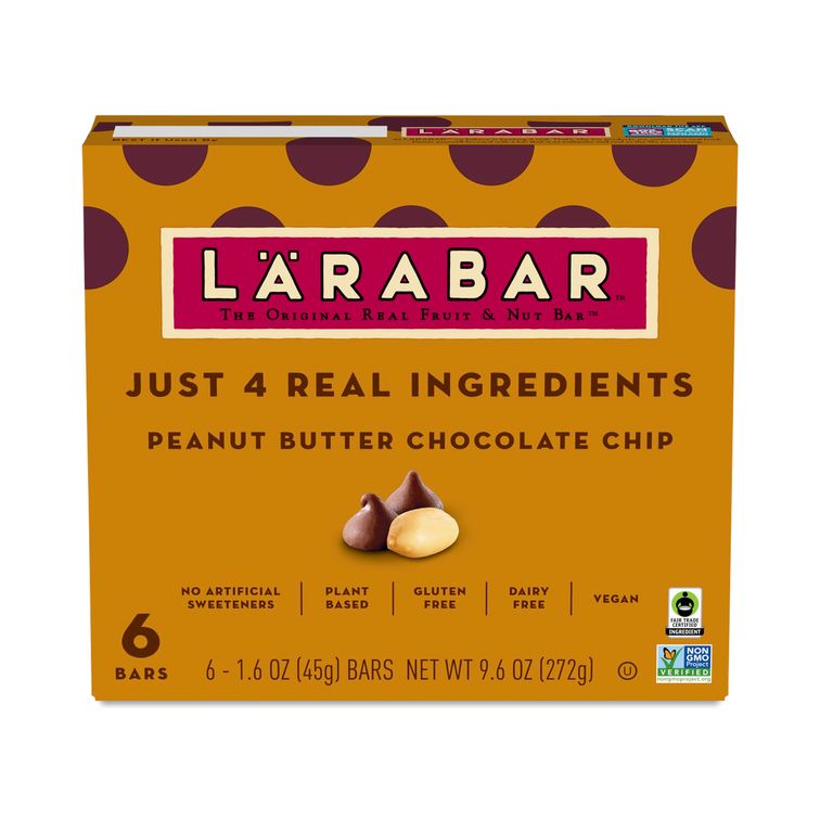 Larabar Peanut Butter Chocolate Chip Bars – 6 Count
