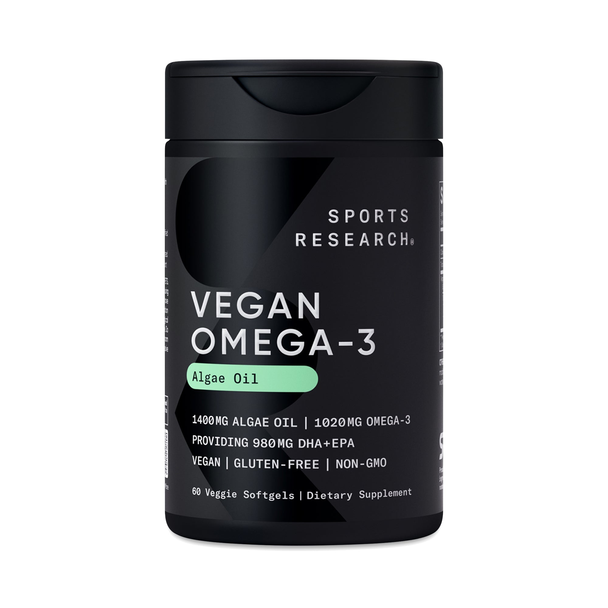 Sports Research Vegan Omega-3 Algae Oil