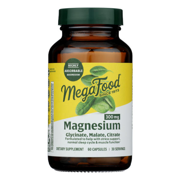 MegaFood Magnesium – 60 Capsules