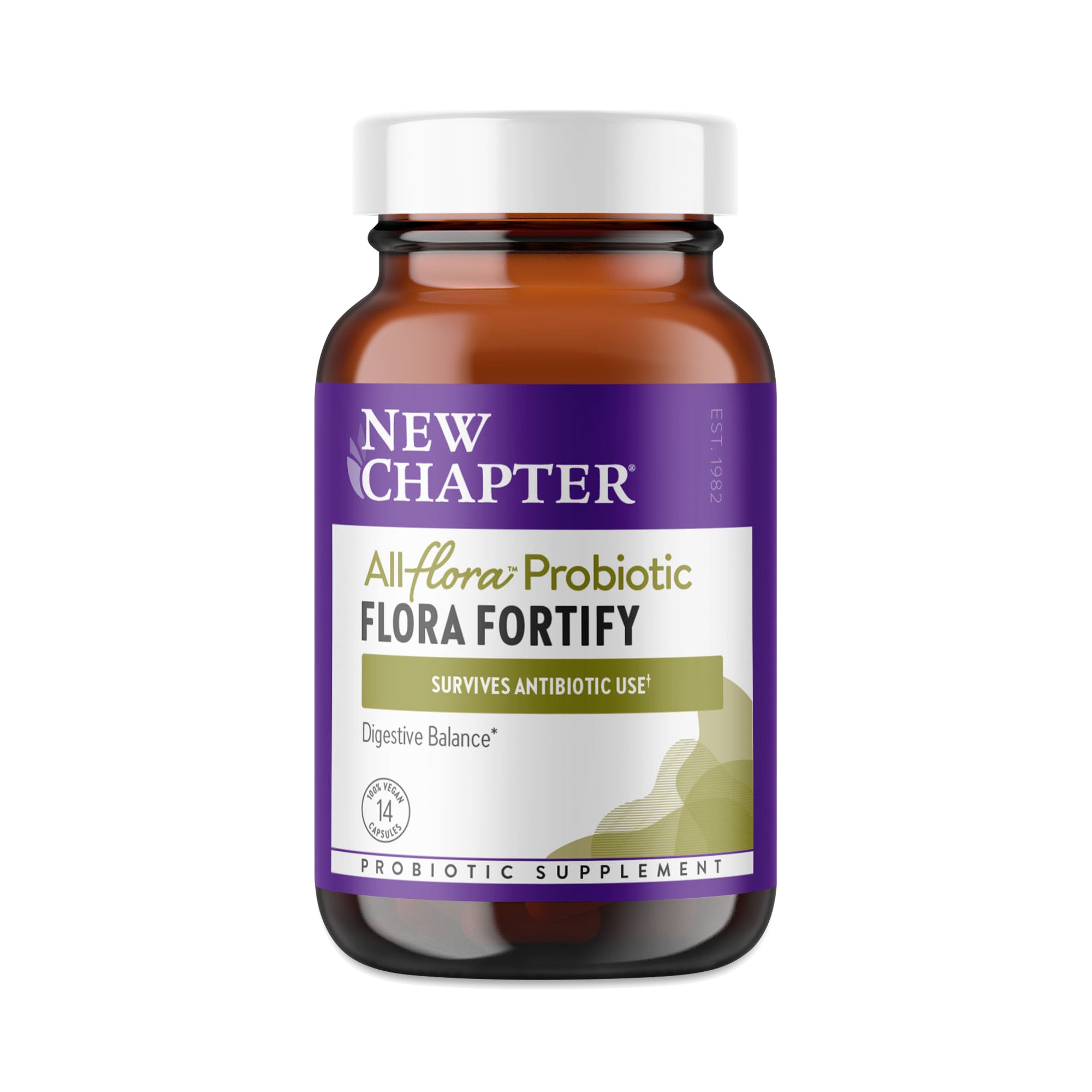 New Chapter All Flora Probiotic Flora Fortify – 14 Capsules