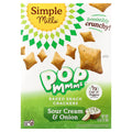Simple Mills Sour Cream & Onion Pop Mmms Crackers – 4 oz