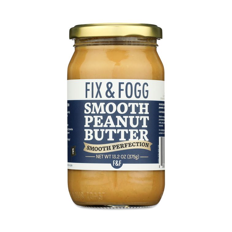 Fix & Fogg Smooth Peanut Butter – 13.2 oz