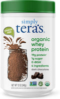 Simply Tera's Organic Dark Chocolate Whey Protein – 12 oz