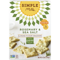 Simple Mills Rosemary & Sea Salt Almond Flour Crackers – 4.25 oz