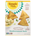 Simple Mills Mediterranean Herb Veggie Pita Crackers – 4.25 oz