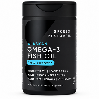 Sports Research Alaskan Omega-3 Fish Oil, Triple Strength