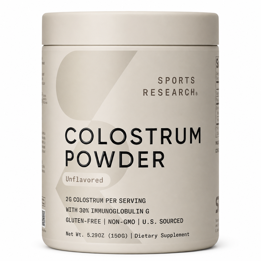 Sports Research Colostrum Powder, Unflavored
