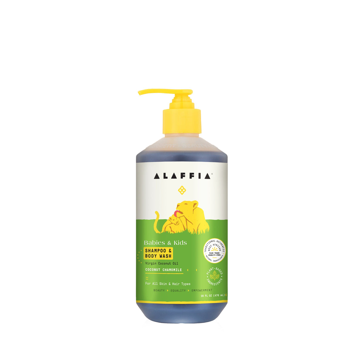 Alaffia Kids Shampoo and Body Wash Coconut Chamomile