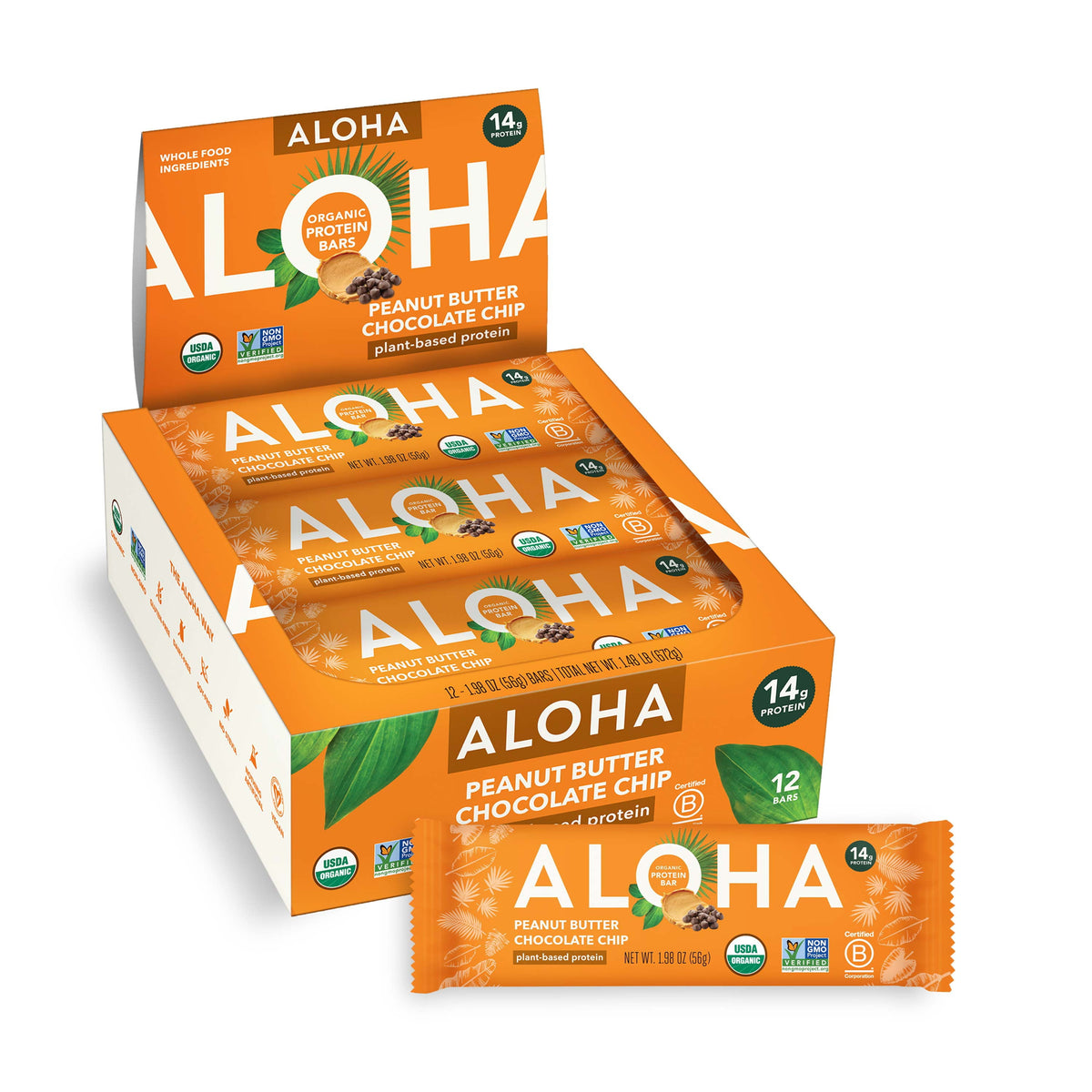 ALOHA Peanut Butter Chocolate Chip – 12 Count