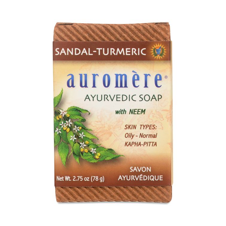 Auromere Sandalwood-Turmeric Bar Soap 10-Pack