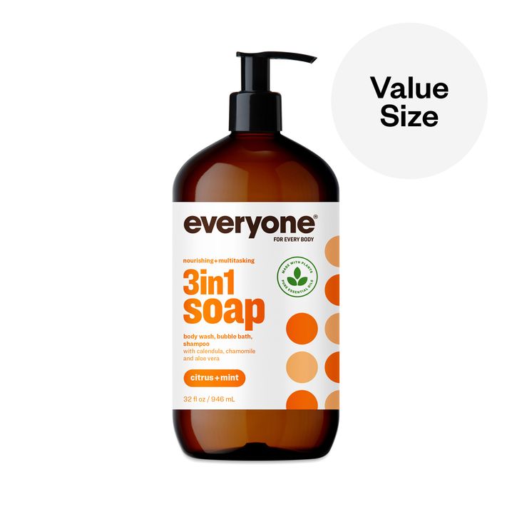 Everyone Citrus & Mint 3-in-1 Soap 3-Pack