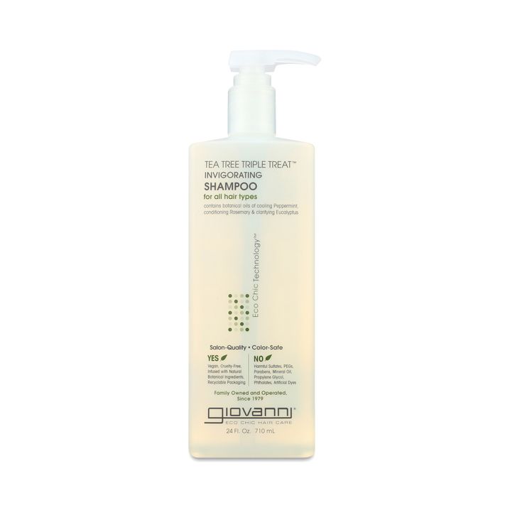 Giovanni Tea Tree Triple Treat Invigorating Shampoo Value Size 2-Pack