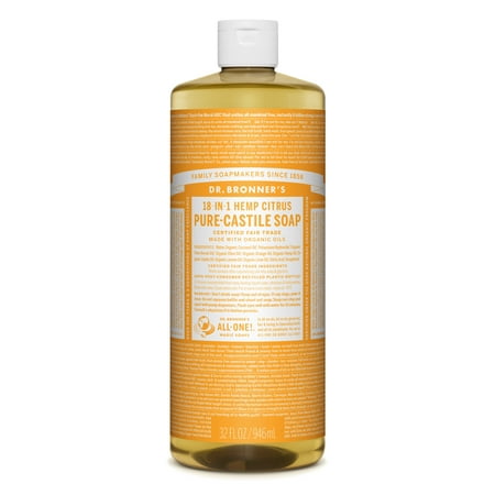 Dr. Bronner's Citrus Pure-Castile Liquid Soap – 32 fl oz