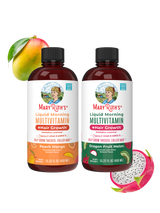 MaryRuth's Hair Growth Flavor Bundle Peach Mango and Dragon Fruit Melon