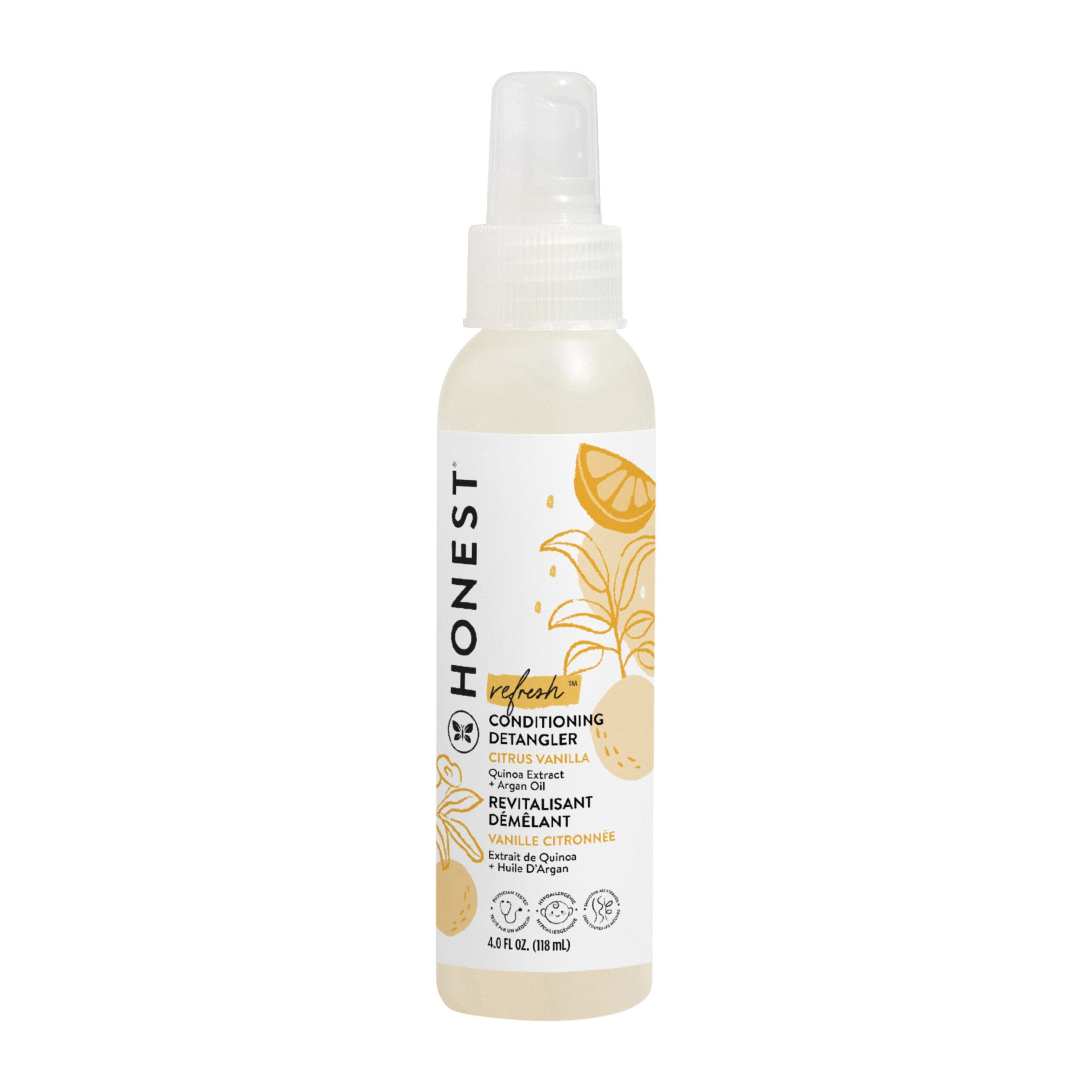 The Honest Company Citrus Vanilla Conditioning Detangler – 4 fl oz