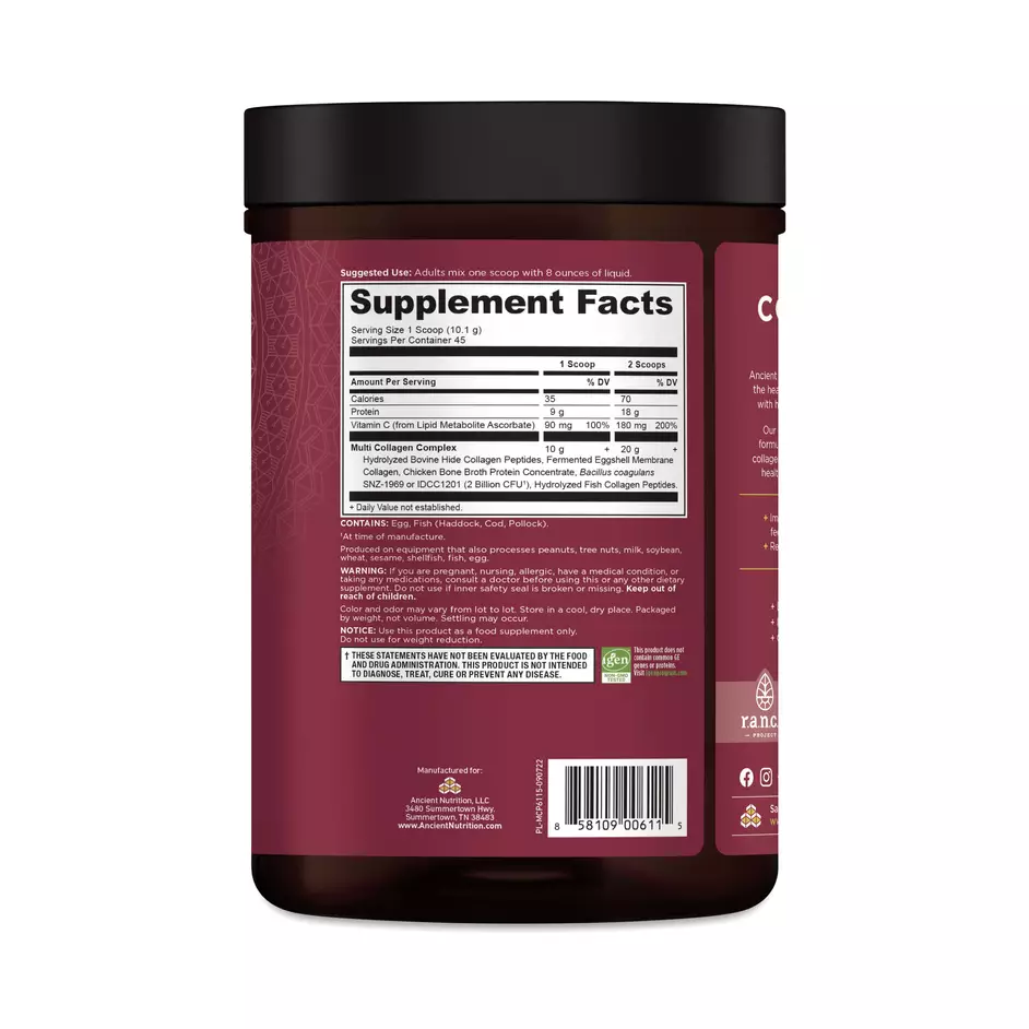 Ancient Nutrition Multi Collagen Protein Powder