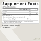 Sports Research Colostrum Powder, Unflavored