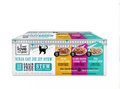 Box of I and love and you cat food variety pack on a white background