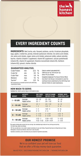 The Honest Kitchen Grain-Free Beef Dog Food – 4 lb