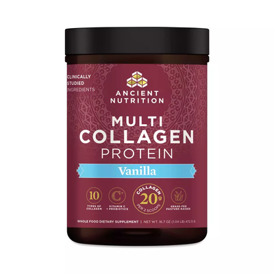 Ancient Nutrition Multi Collagen Protein Powder, Vanilla