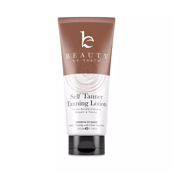 Beauty by Earth Self Tanner Body Lotion, Medium to Dark