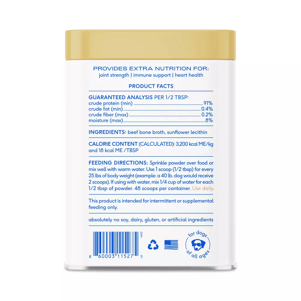 Native Pet Grass-Fed Beef Bone Broth Powder for Dogs