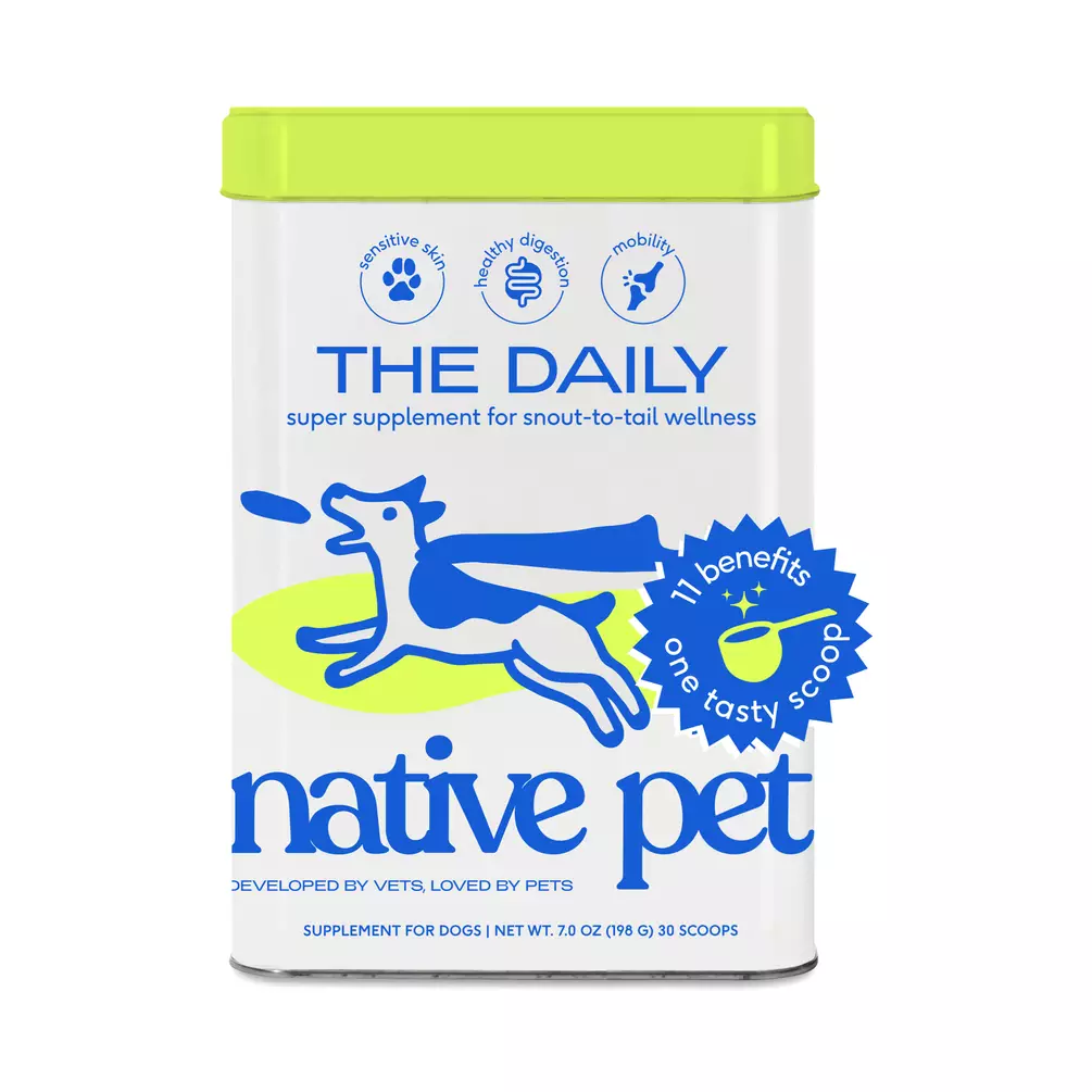 Native Pet The Daily Powder, 11-in-1 Multivitamin Supplement for Dogs, 7 oz