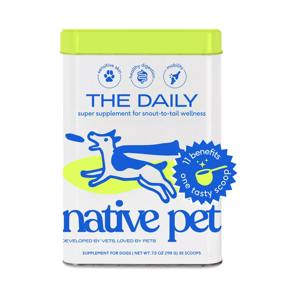 Native Pet The Daily Powder, 11-in-1 Multivitamin Supplement for Dogs, 7 oz