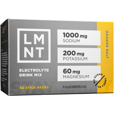 LMNT Orange Salt 30 stick box