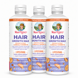 MaryRuth's Hair Growth Max Almond Cookie 3 bottle bundle