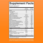 MaryRuth's Hair Growth Peach Mango supplement facts