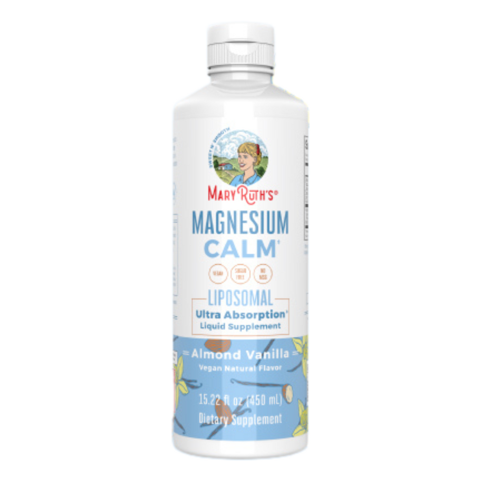 MaryRuth's Magnesium Calm Liposomal Almond Vanilla – 15.22 fl oz