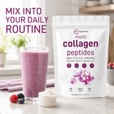 Micro Ingredients Multi Collagen Peptides Powder – 1 lb