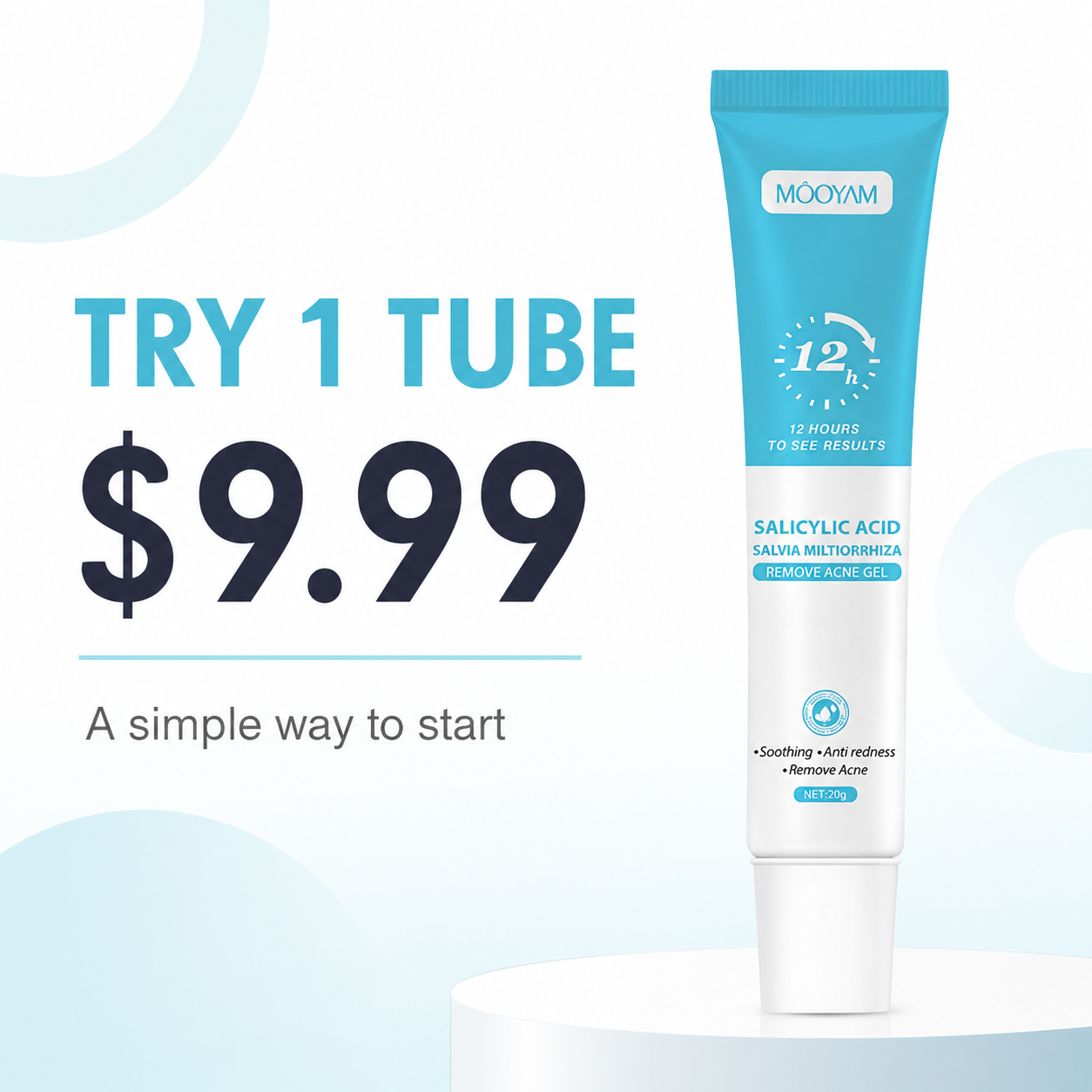 MOOYAM one tube trial option for $9.99