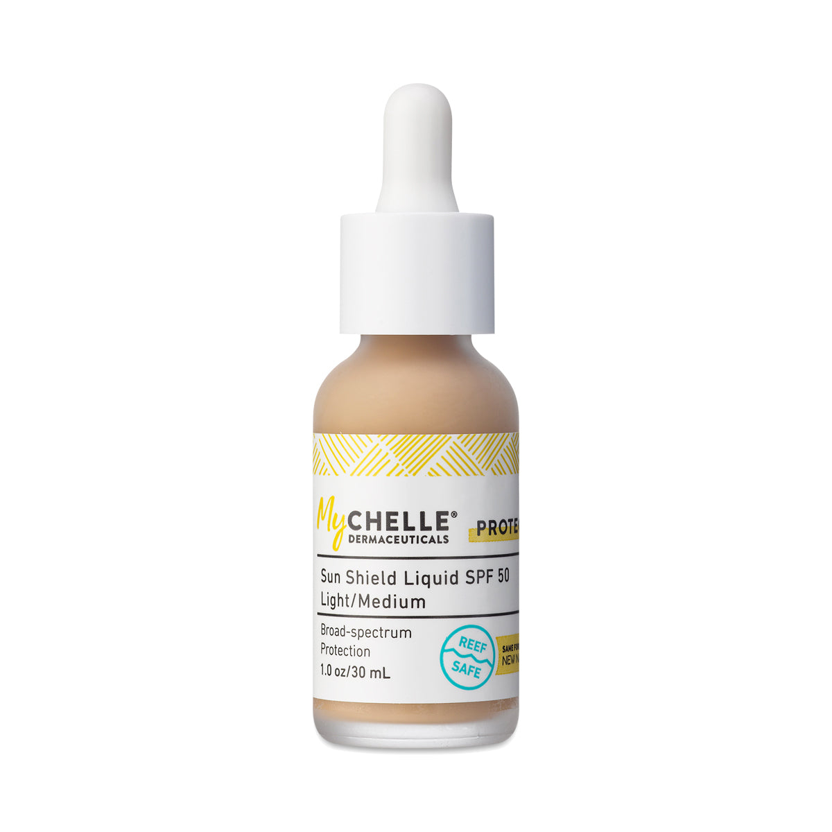 MyChelle Sun Shield Liquid Tint SPF 50 Light/Medium front