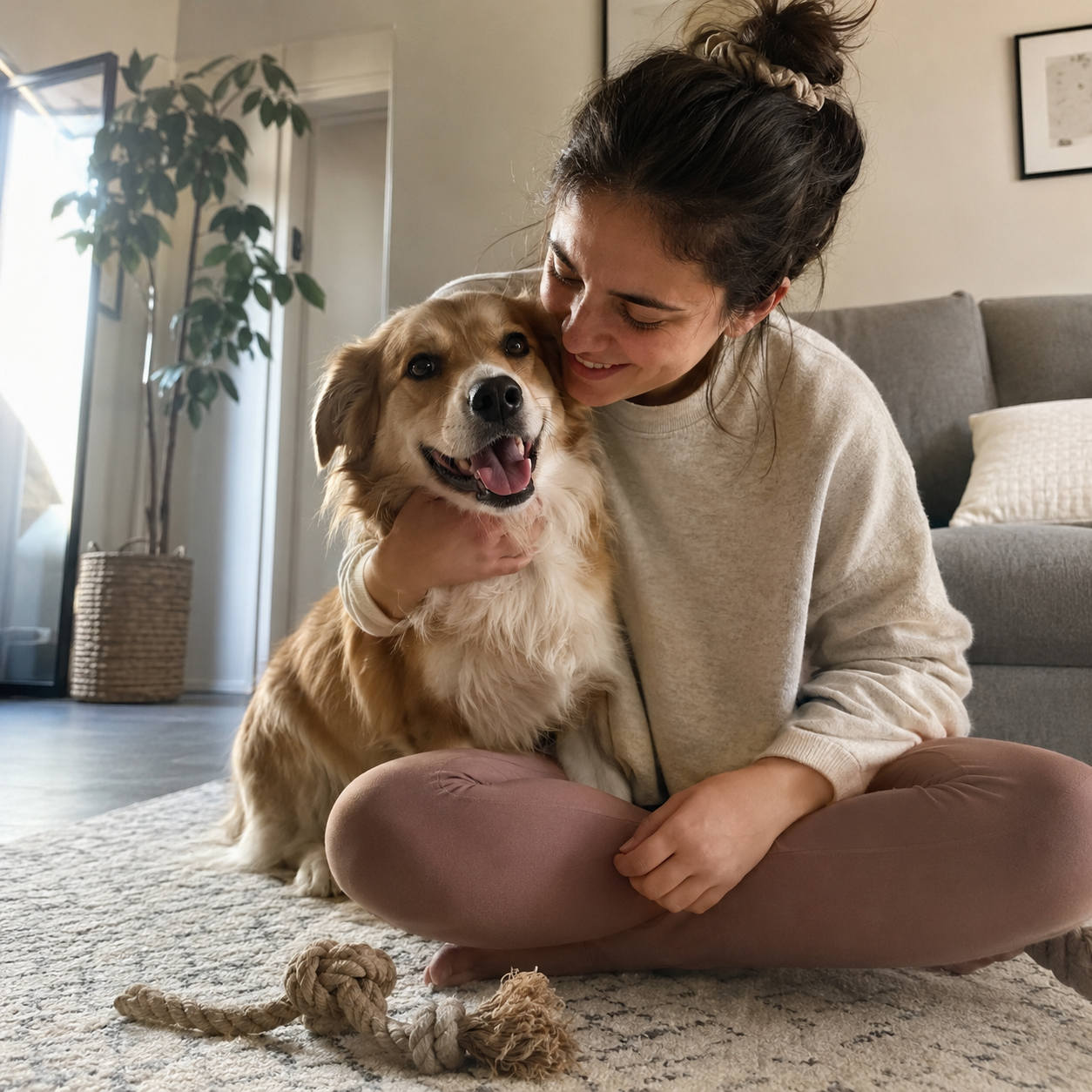 Dog daily wellness routine