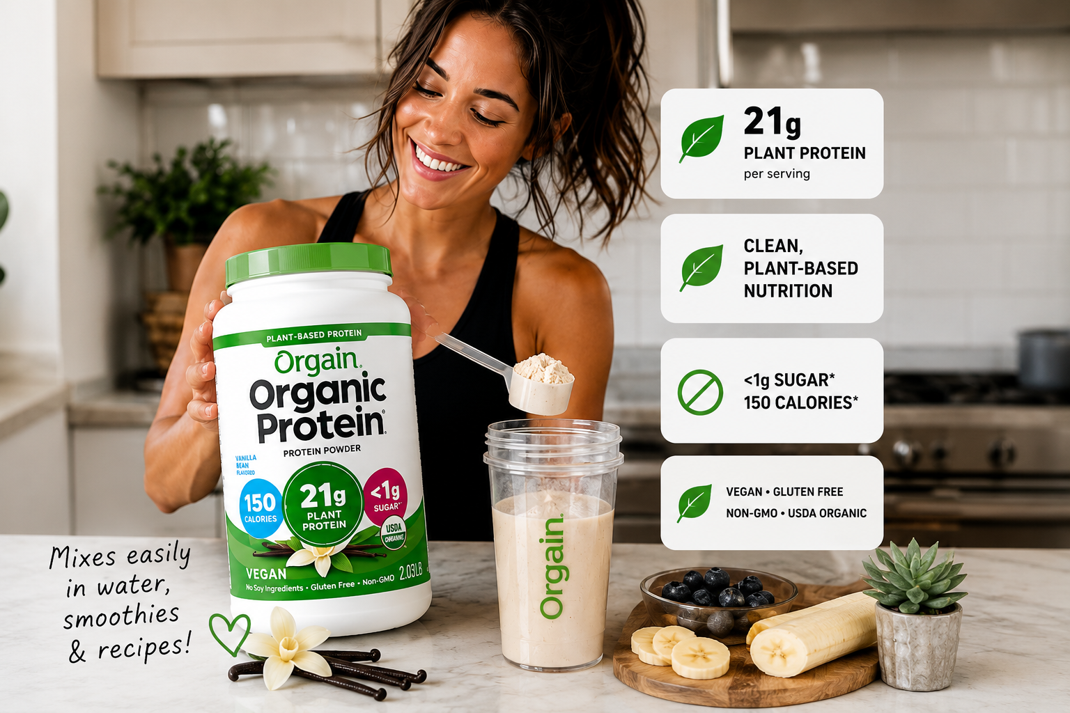 Quick Shake with Orgain Organic Protein
