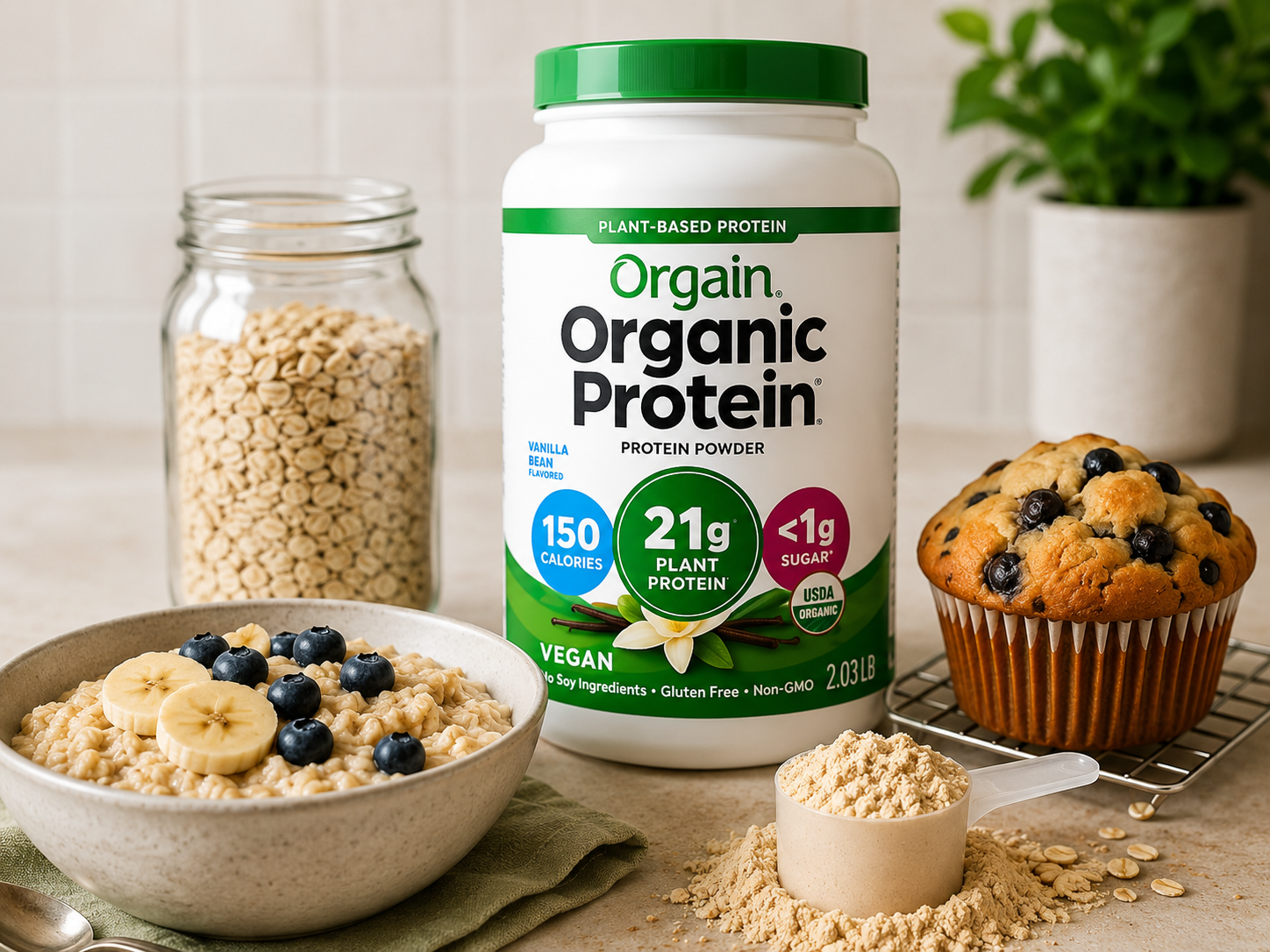 Recipes with Orgain Organic Protein