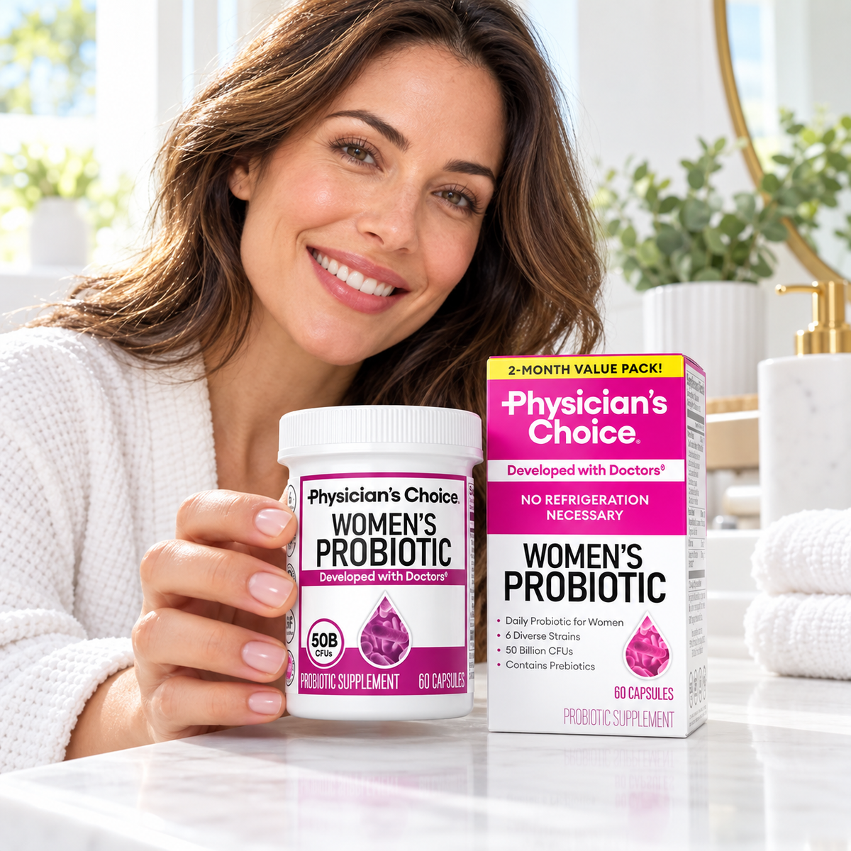 Physician's Choice Women's Probiotic 50 billion CFU, 60 capsules lifestyle image