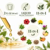 Totaria herbal drops facts — 2 fl oz, liquid dietary supplement, 11-in-1