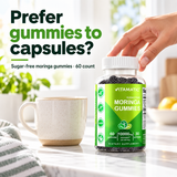 Vitamatic Moringa Gummies in a bright daily routine
