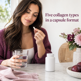 Illustrative collagen capsule routine