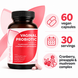 HerAure Vaginal Probiotic package facts