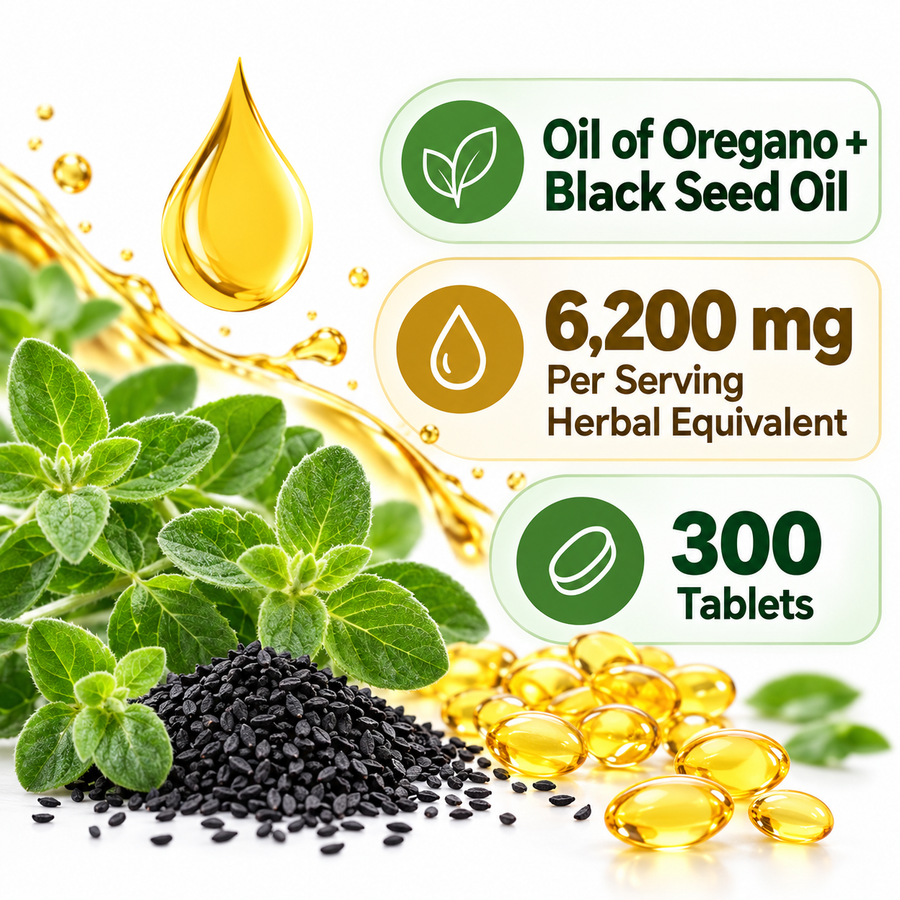 Oil of Oregano with Black Seed Oil facts